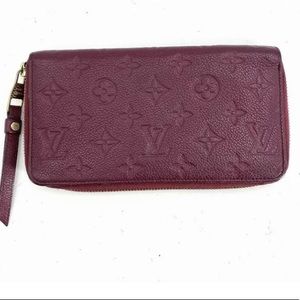 HUGE PINK WALLET ZIPPY ORGANIZER LOUIS VUITTON